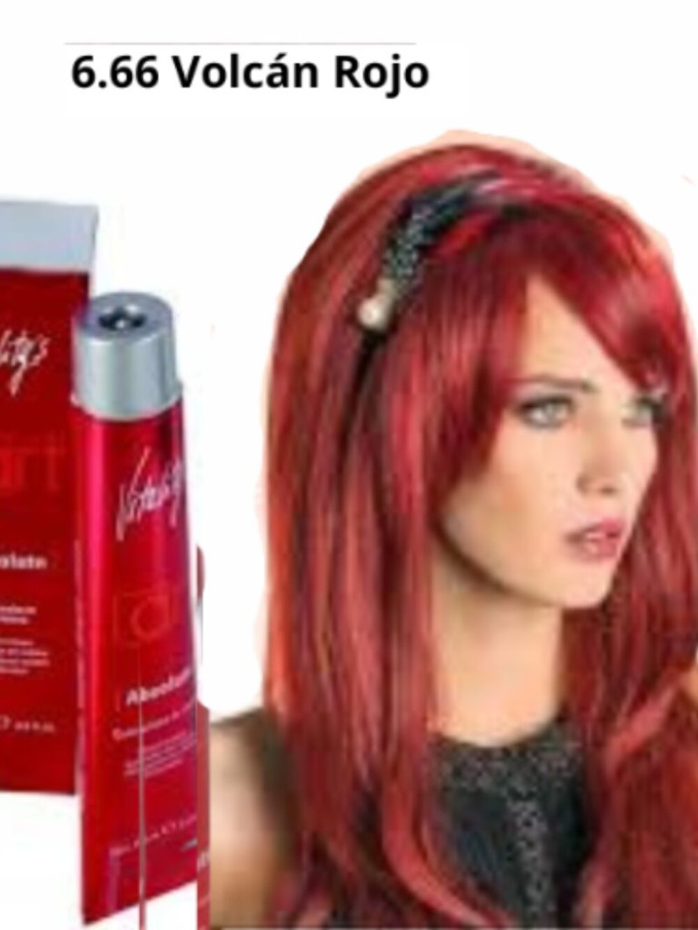 Tinte Vitality's 6.66 Volcán Rojo colores para cabellos 100 ml